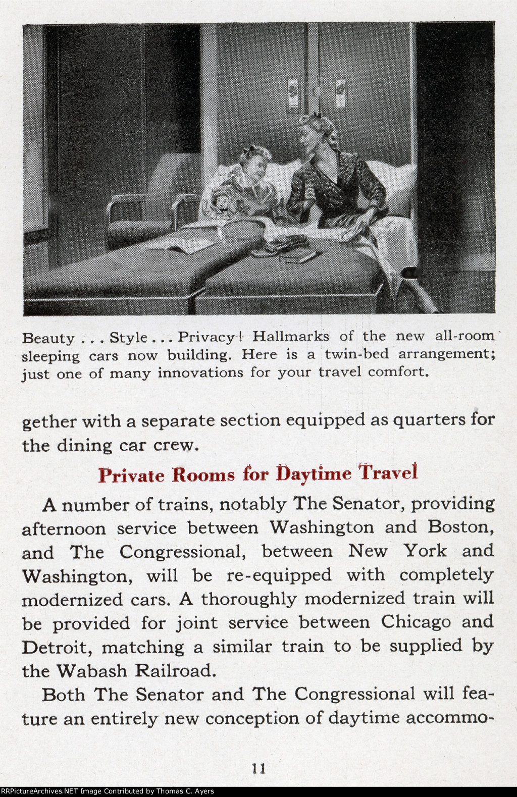 "Train Talks," Page 11, 1948